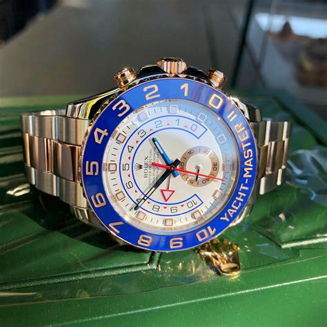 rolex yachtmaster midsize two-tone watch and oyster bracelet|rolex all gold yacht master.